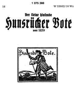 Der kleine hinkende hunsrücker Bote von 1839