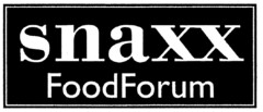 snaxx FoodForum