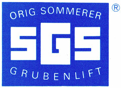 SGS ORIG. SOMMERER GRUBENLIFT