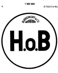 H.o.B. BURRENKOPF & CO.