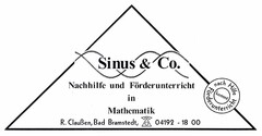 Sinus & Co. Nachhilfe und Förderunterricht in Mathematik