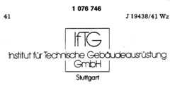 IfTG Institut für Technische Gebäudeausrüstung GmbH Stuttgart