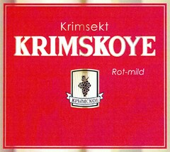 Krimsekt KRIMSKOYE Rot-mild