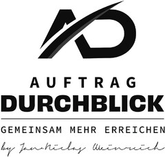 AUFTRAG DURCHBLICK GEMEINSAM MEHR ERREICHEN Jan-Niclas Weinreich