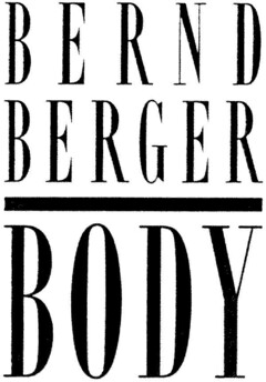 BERND BERGER BODY