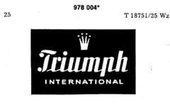 Triummph INTERNATIONAL