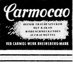 Carmocao VEB CARMOL-WERK RHEINSBERG-MARK