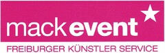 mackevent FREIBURGER KÜNSTLER SERVICE