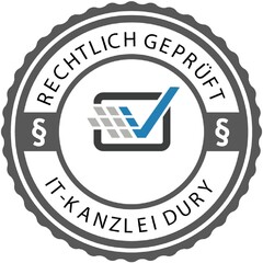 RECHTLICH GEPRÜFT IT-KANZLEI DURY