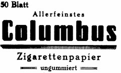 50 Blatt Allerfeinstes Columbus Zigarettenpapier