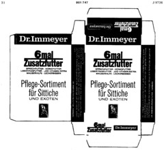 Dr. Immeyer 6mal Zusatzfutter