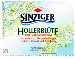 SINZIGER HOLLERBLÜTE ERFRISCHUNGSGETRÄNK