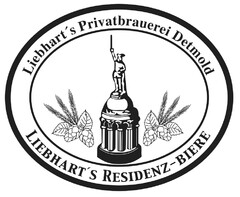 Liebhart's Privatbrauerei Detmold LIEBHART'S RESIDENZ-BIERE