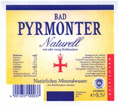 BAD PYRMONTER Naturell