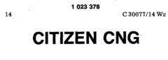 CITIZEN CNG