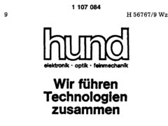 hund elektronik   optik   feinmechanik Wir führen Technologien zusammen