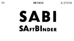 SABI SAFT BINDER