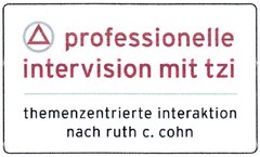 professionelle intervision mit tzi themenzentrierte interaktion nach ruth c. cohn