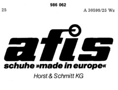 afis schuhe >>made in europe<<