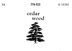 cedar wood