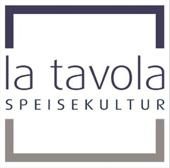 la tavola SPEISEKULTUR