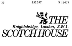 THE SCOTCH HOUSE Knightsbridge, London, S.W.1.