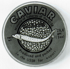 CAVIAR Ministry of fisheries of the USSR