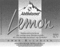 Adelholzener Lemon