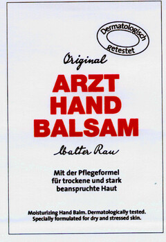 Original ARZT HAND BALSAM