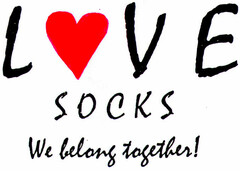 LOVE SOCKS We belong together!