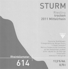 STURM am Rheinkilometer 614