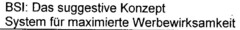 BSI: Das suggestive Konzept System für maximierte Werbewirksamkeit