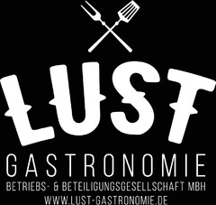LUST GASTRONOMIE BETRIEBS- & BETEILIGUNGSGESELLSCHAFT MBH WWW.LUST-GASTRONOMIE.DE