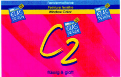 C2 flüssig & glatt Fenstermalfarbe GLAS DESIGN