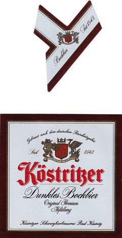 Köstritzer Dunkles Bockbier