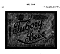 Tuborg Beer Importet Luxus Gold