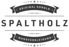 ORIGINAL KONOLD SPALTHOLZ WANDVERKLEIDUNG