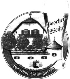 Poschei-Weiße HB Hofbräuhaus Traunstein Gasthof Baumgarten