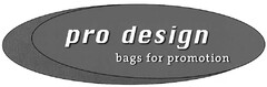 pro design bags for promotion