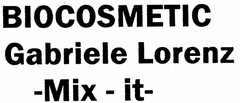 BIOCOSMETIC Gabriele Lorenz -Mix - it-