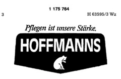 Pflegen ist unsere Stärke. HOFFMANNS