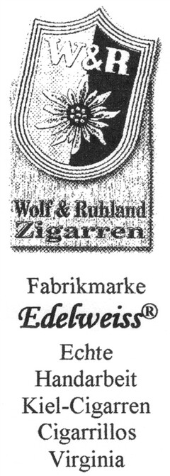 W&R Wolf & Ruhland Zigarren
