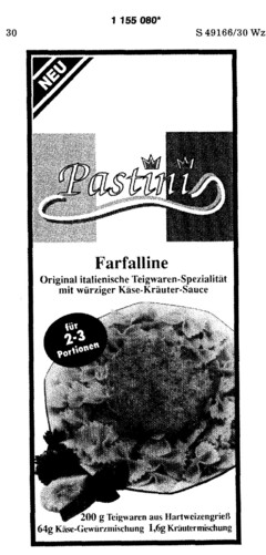 Pastini Farfalline