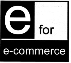 e for e-commerce