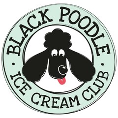 BLACK POODLE ICE CREAM CLUB