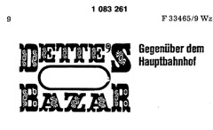 DETTE`S BAZAR Gegenüber dem Hauptbahnhof