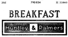 BREAKFAST Huntley & Palmers