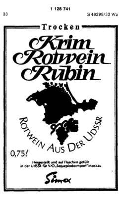 Krim Rotwein Rubin