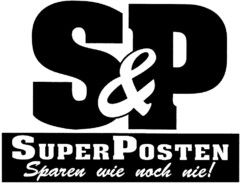 S & P SUPERPOSTEN Sparen wie noch nie