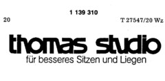 thomas studio für besseres Sitzen und Liegen